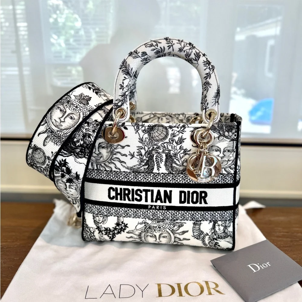 Dior medium d-lite lady Dior - Picture 5 of 5